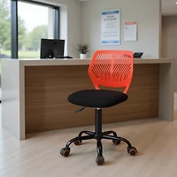 Homy Casa Swivel Crafting Chair with Height Control and Soft Seat