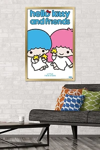 Hello Kitty and Friends: Hello - Little Twin Stars Feature Series Wall Poster with Pushpins