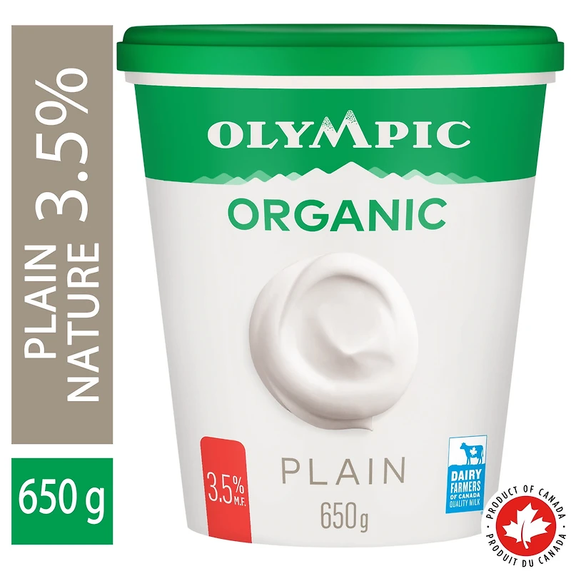 Olympic Yogourt Biologique nature 3,5 % 650g