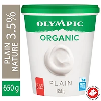 Olympic Yogourt Biologique nature 3,5 % 650g