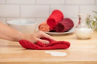 Mainstays 4 Pieces, Waffle Dishcloths, Red, 4 PACK WAFFLE DISH CLOTH