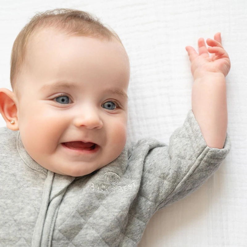 HALO® SleepSack® Wearable Blanket Easy Transition - 100% Cotton Grey, Small