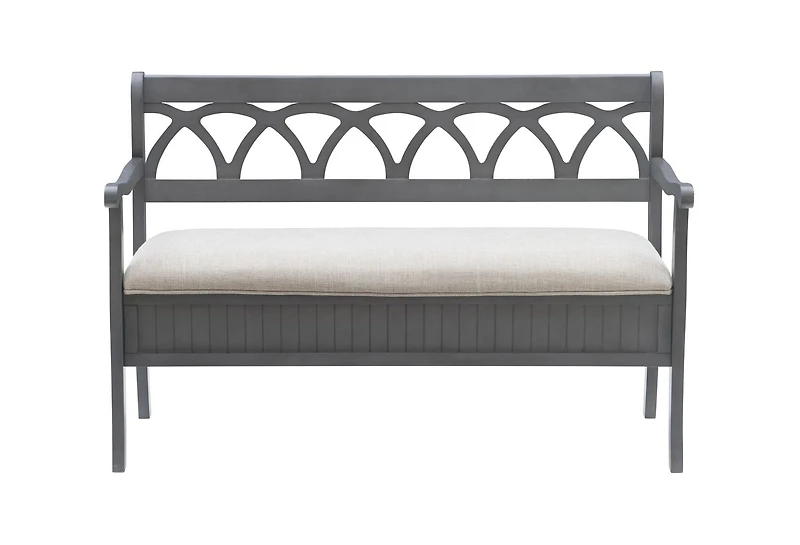 Banc de Rangement Harland, Gris