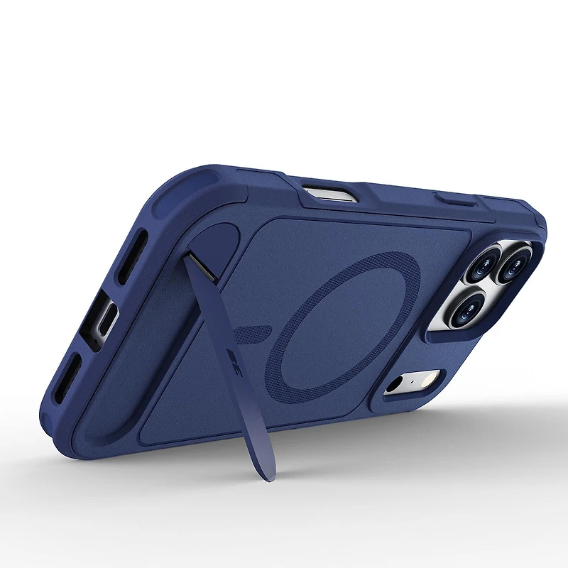 Blu Element Armour Ultra MagSafe w/Kickstand Case Navy for iPhone 17