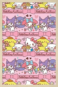 Hello Kitty and Friends: 25 Snack Time - Collage Wall Poster