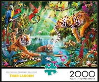 Casse-tête 2000 Piece - Tiger Lagoon - Jigsaw de Buffalo Games