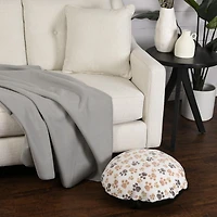Round Dog Bed, Pet Bed, 22" (Anti-Slip Bottom)