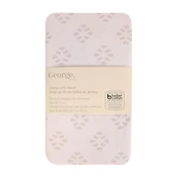 George Baby Fitted Jersey Crib Sheet