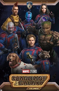 Marvel Guardians of the Galaxy Vol 3 - Group Wall Poster, 22.375" x 34"