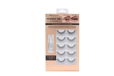 PROFUSION COSMETICS | Iconic 3D Faux Cils de Vison 5 Paires Oh Chérie