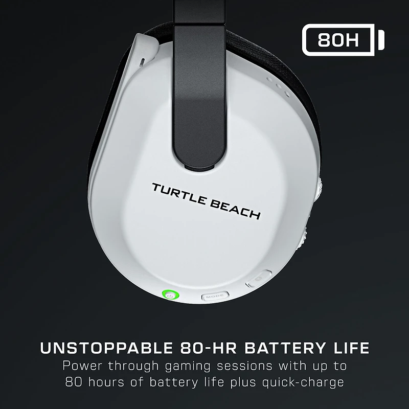 Turtle Beach® Stealth™ 600 – Blanc pour Xbox Series X|S, Xbox One, PC, PS5™, PS4™, et autres appareils mobiles équipés du Bluetooth®, Xbox Series X/S