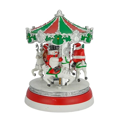 Holiday Time Animated Village Carousel LED lllumination