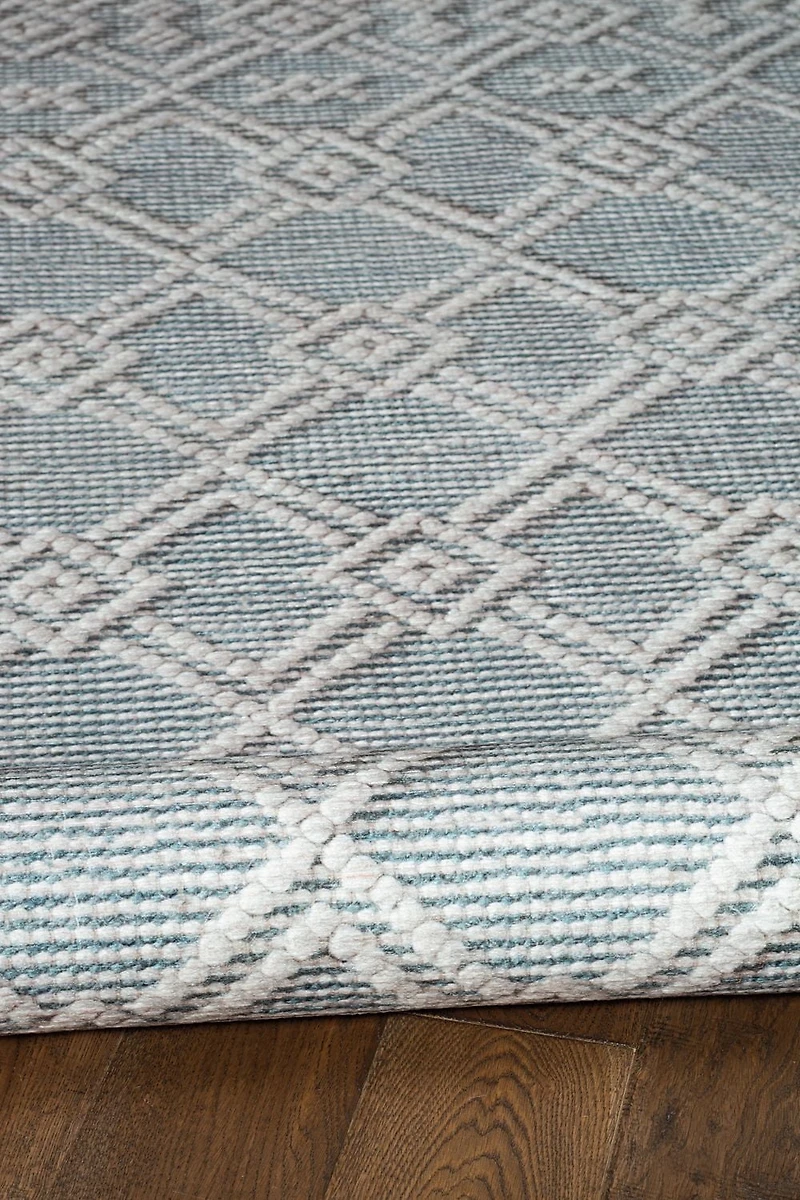 Mirage Helia Cream and Grey 2' x 3' Accent Rug