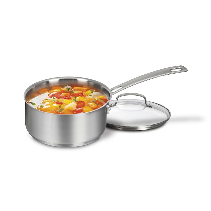2.5 Qt. Advantage Pro Stainless Steel Saucepan with Cover, Advantage Pro Stainless Steel Saucepan with Cover