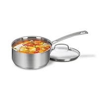 2.5 Qt. Advantage Pro Stainless Steel Saucepan with Cover, Advantage Pro Stainless Steel Saucepan with Cover