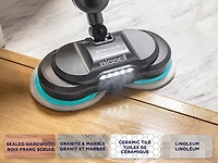 BISSELL® SpinWave® SmartSteam™ Vadrouille à vapeur pour le récurage et l’assainissement