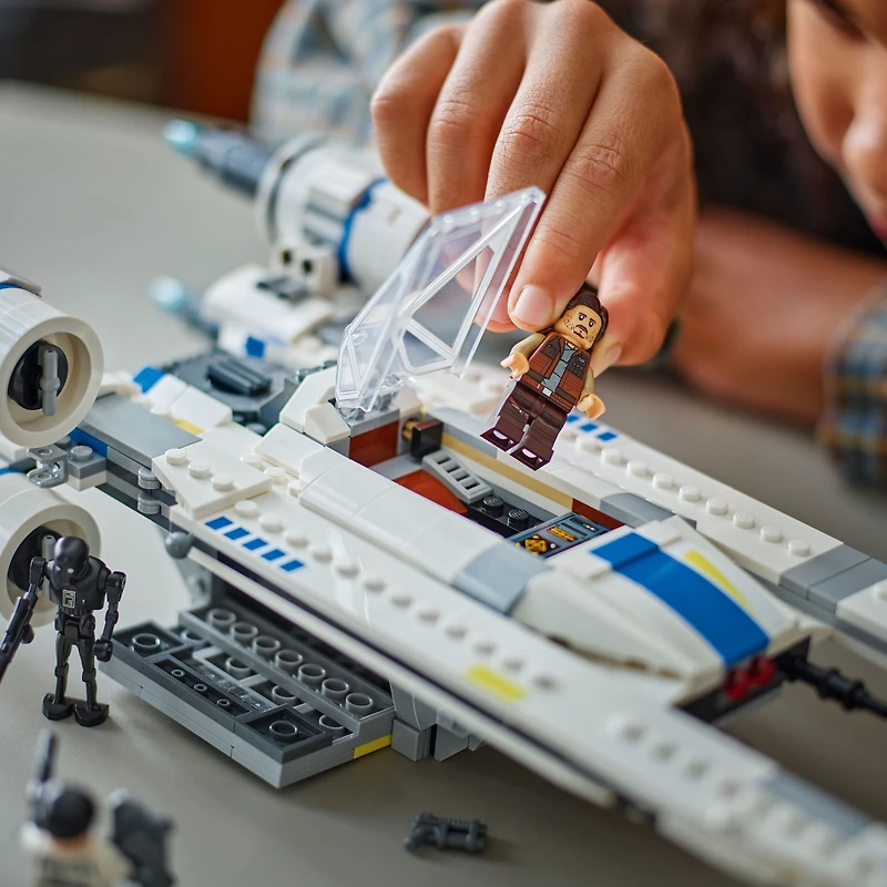 LEGO Star Wars Rebel U-Wing Starfighter Building Set - Includes Cassian Andor, Dedra Meero and K-2SO - Model Action Toy for Andor Fans - Birthday Gift Idea for Boys, Girls, Kids, Ages 8+ - 75399, LEGO Rebel U-Wing Starf 75399