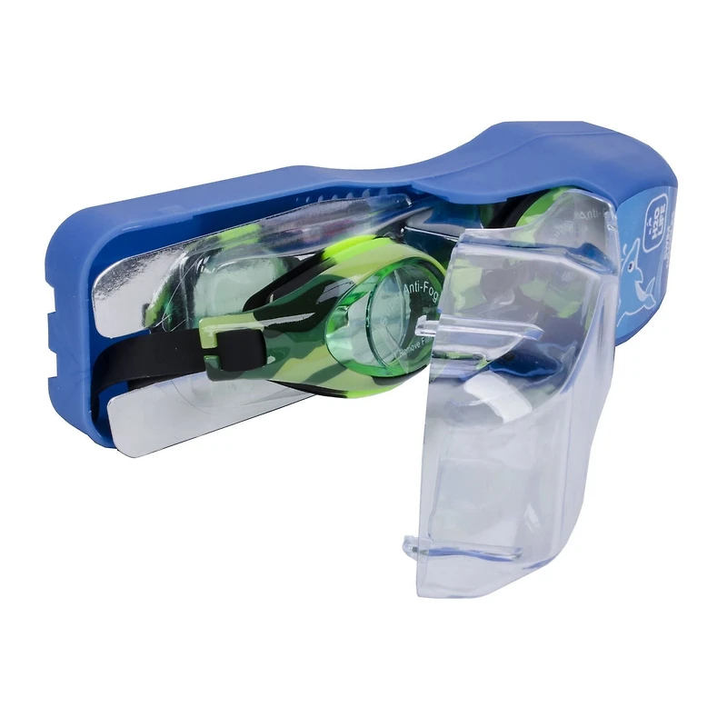 Generic Camouflage Print Anti Fog GSG13SG18 Kids Swim Goggles Polycarbonate