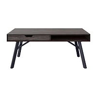 CorLiving Auston Wood Grain Finish Coffee Table