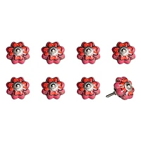 KNOB-IT VINTAGE HANDPAINTED CERAMIC KNOBS (8 Pack) K000001