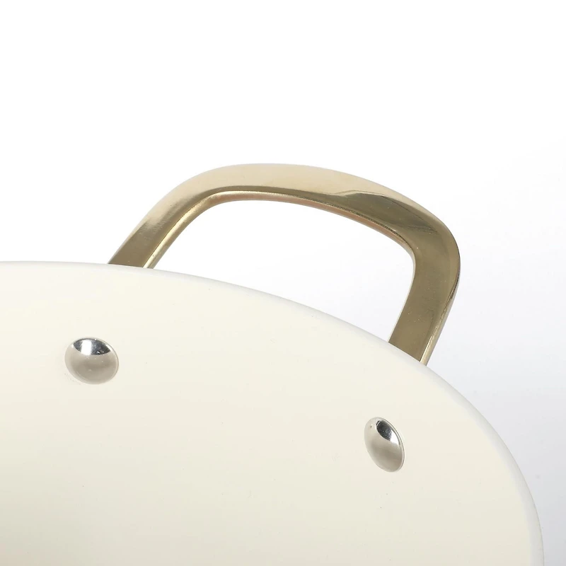 Martha Stewart Galway 10 Piece Aluminum Cookware Set w/Alum Lid, Sage