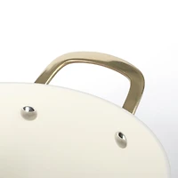 Martha Stewart Galway 10 Piece Aluminum Cookware Set w/Alum Lid, Sage