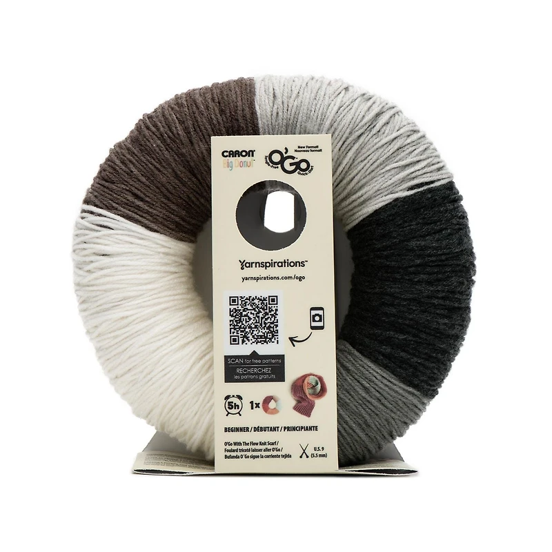 Caron® Big Donut O'Go™ #4 Moyen Acrylique Fil, 9.9oz/280g 533 Yards