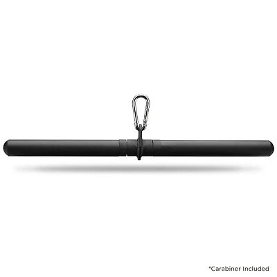 Sunny Health & Fitness Barre Droite Rotative pour Câble, pour Tractions Triceps, Curls Biceps, Rows Debout, Rows Assis, Entraînement en Résistance - SF-XFA012