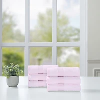 Fabstyles Super Soft and Absorbent Hand Towel, Luxury Hand Towels for Spa, Home, and Hotel, Quick Dry Hand Towels, Set of 6, 16 x 28 Inches