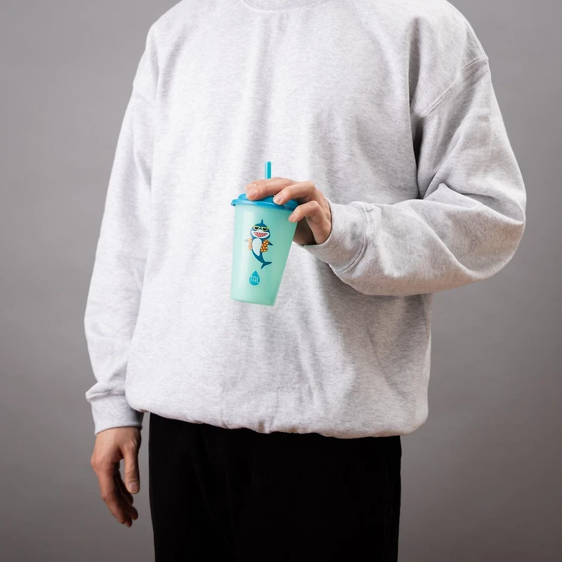 TAL Paquet de 5 tasses à changement de couleur 12oz bouteille d'eau