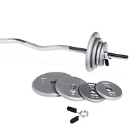 CAP Barbell Plaque de poids standard en fonte, 50 lb, gris