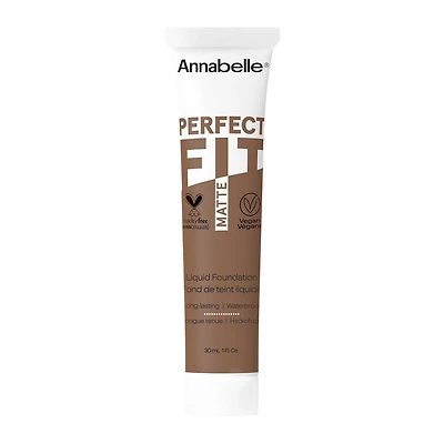 Annabelle Fond de teint Perfect Fit Couvrance naturelle et fini mat, 30 mL
