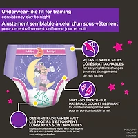 Pull-Ups Girls' Night-Time Potty Training Pants, 2T-3T (16-34 lbs), 120 Ct