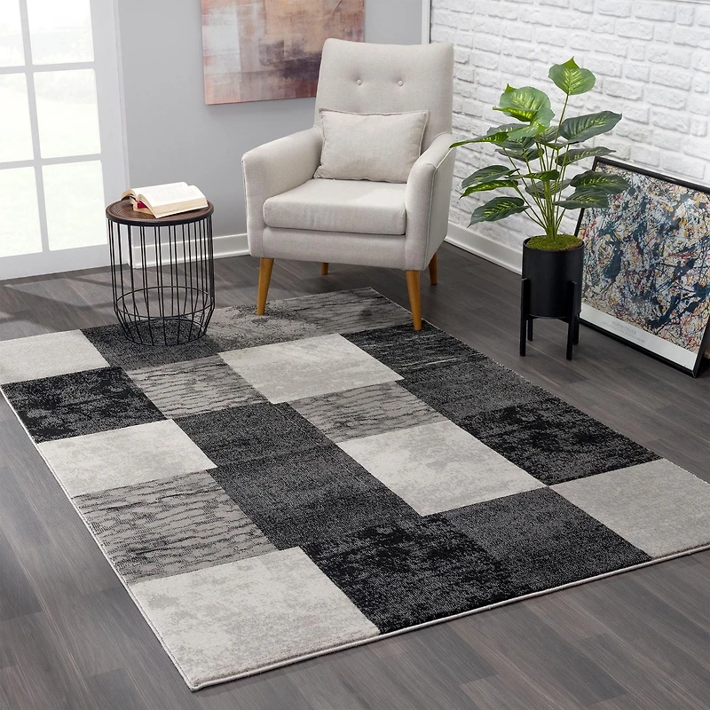 Rug Branch Montage Collection Modern Geometric Runner Area