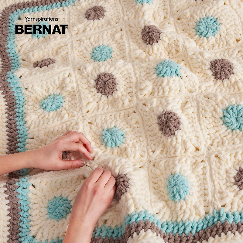 Bernat® Baby Blanket Stripes™ Yarn, Polyester #6 Super Bulky, 10.5oz/300g, 220 Yards