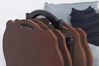 Lando Tray Table Set, Black