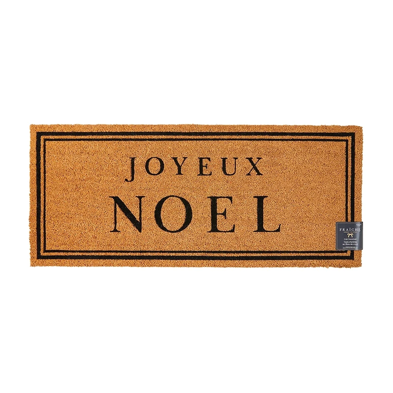 Fraiche Joyeux Noel Coir Doormat
