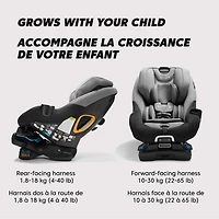 Baby Jogger City Turn Rotating Convertible Car Seat, Onyx Black