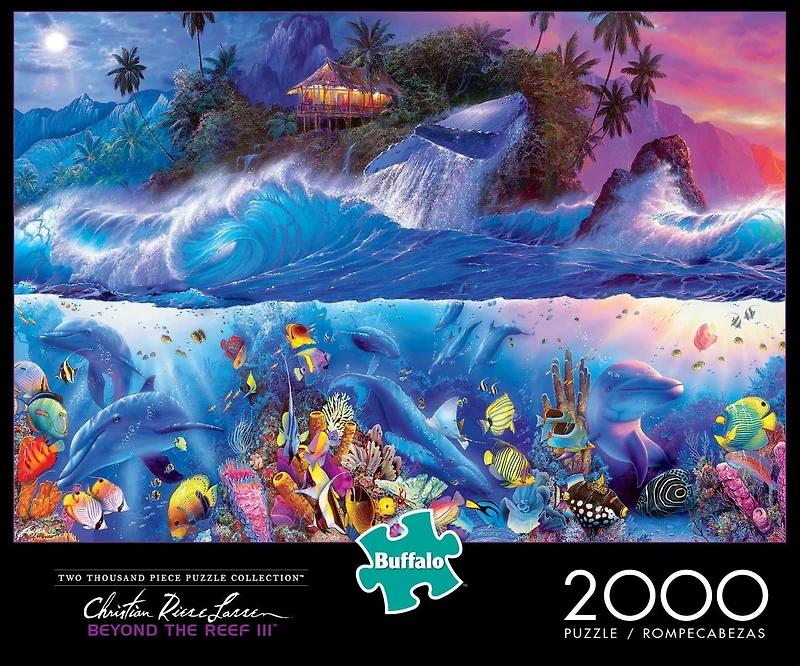Buffalo Games Christian Riese Lassen Beyond the Reef III 2000 Piece Jigsaw Puzzle