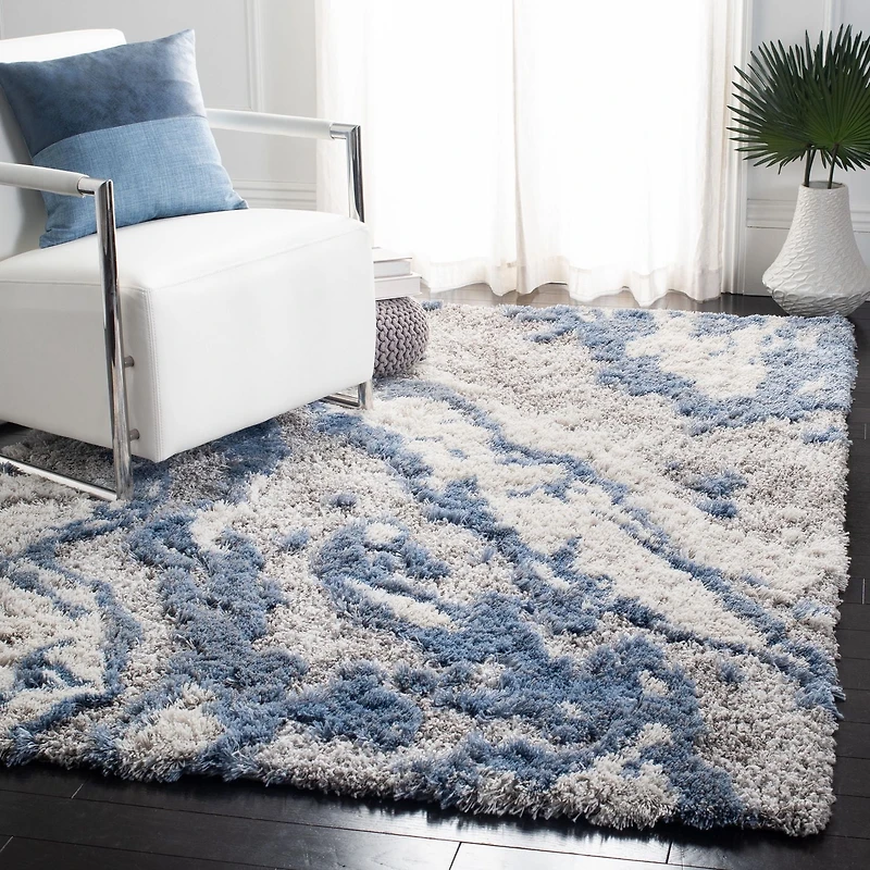 SAFAVIEH Horizon Konstantinos Abstract Shag Area Rug