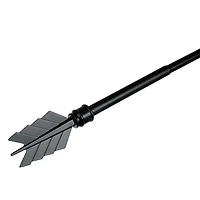 16/19Mm Metal Drape Pole Set (Quill - Black) (28-48)