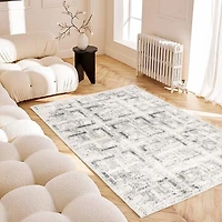 Tapis géométrique moderne de la collection Mirage de Rug Branch
