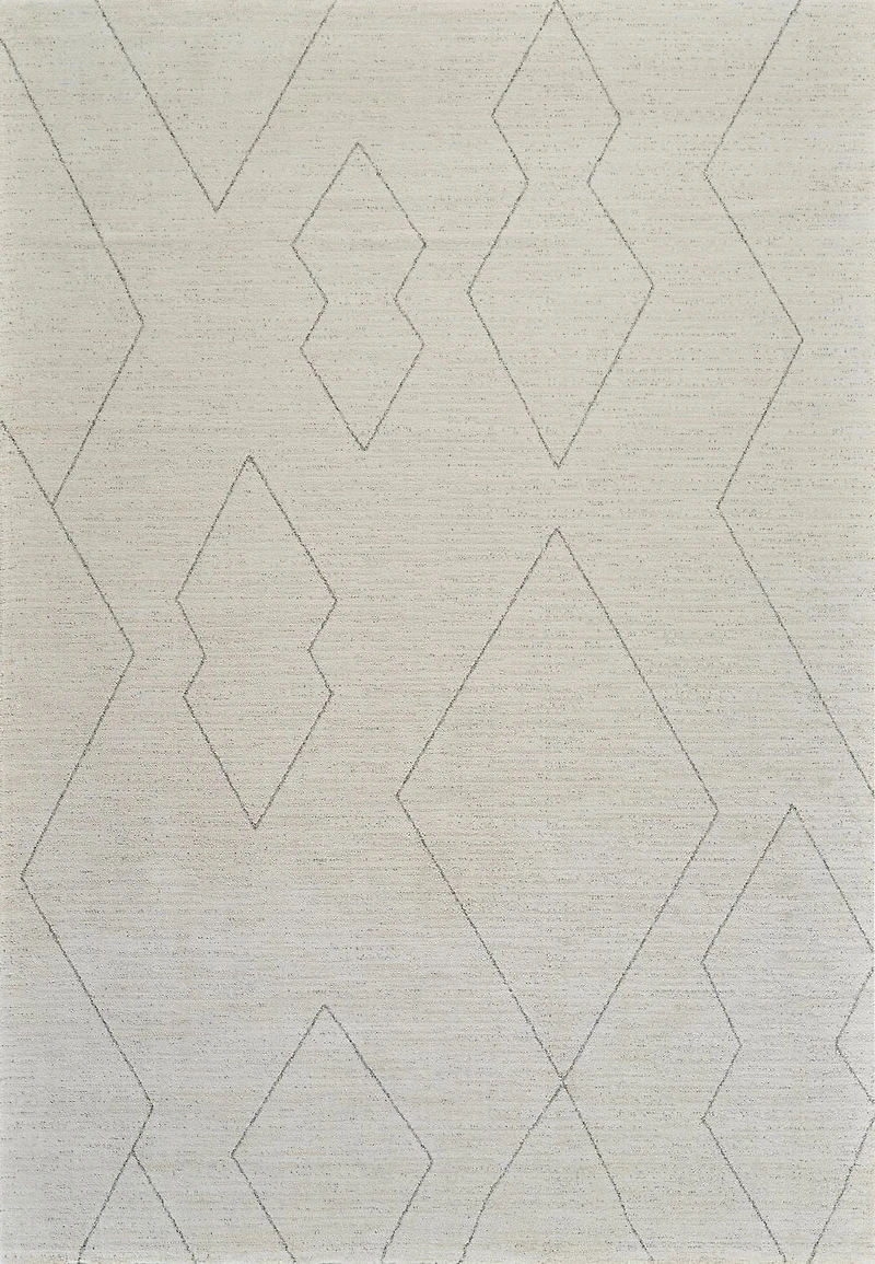 Rug Branch Casa Abstract Indoor Area Rug, Beige Cream, Boho - Living Room, Bedroom, Dining Room
