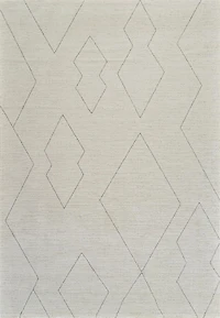 Rug Branch Casa Abstract Indoor Area Rug, Beige Cream, Boho - Living Room, Bedroom, Dining Room