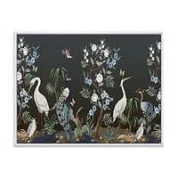 Designart Chinoiserie Aux Oiseaux Et Pivoines IV ART MURAL À CADRE FLOTT