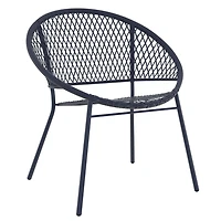 Chaise empilable en osier pour patio Mainstays Osier tissé à la main