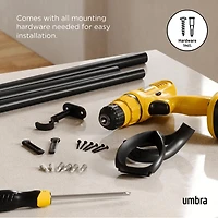 LOOP 1" ROD 42-120 MAT BLK