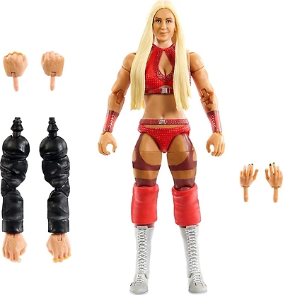 WWE Elite Collection Premium Live Event Charlotte Flair Action Figure Set, SummerSlam Collectible