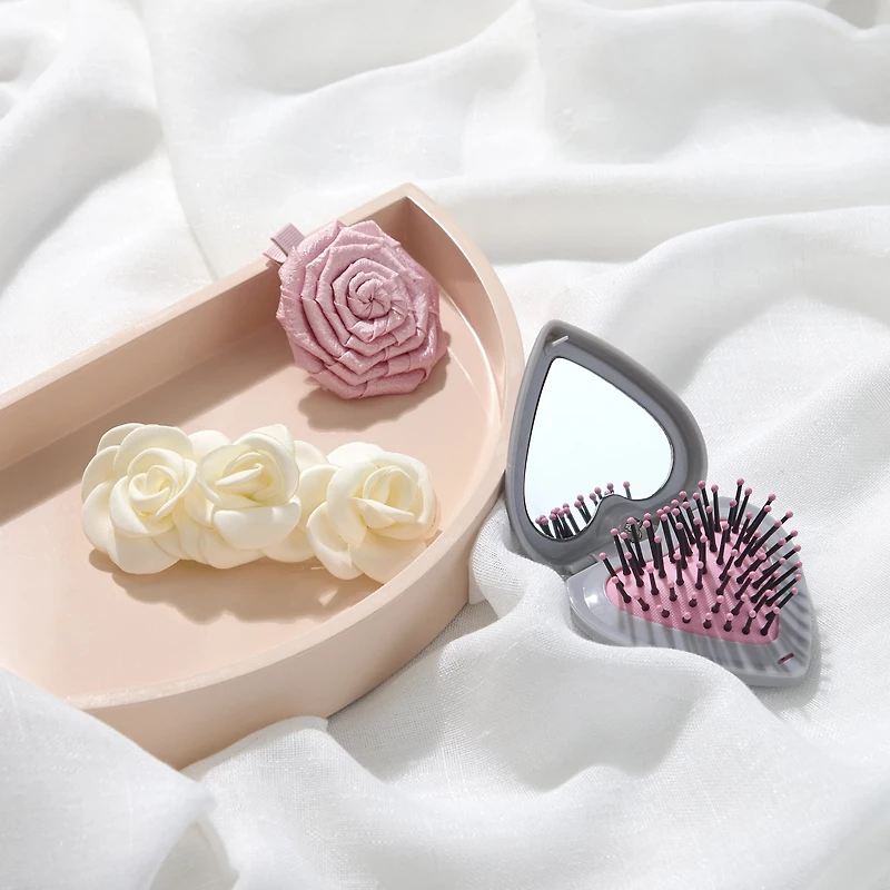 Paquet de 1 barrette rose Scunci