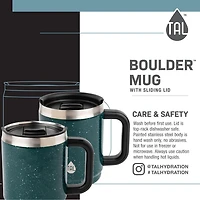 Tasse à café Ranger en acier inoxydable TAL 18 fl oz, rose